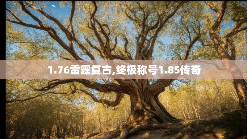 1.76雷霆复古,终极称号1.85传奇