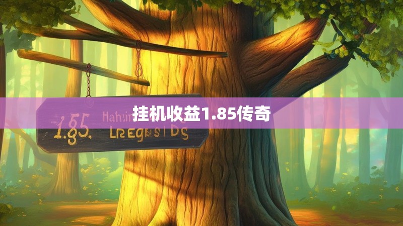 挂机收益1.85传奇
