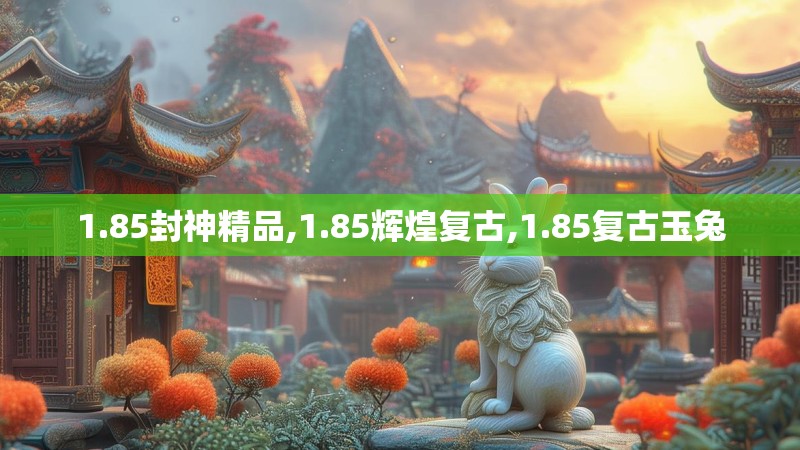 1.85封神精品,1.85辉煌复古,1.85复古玉兔