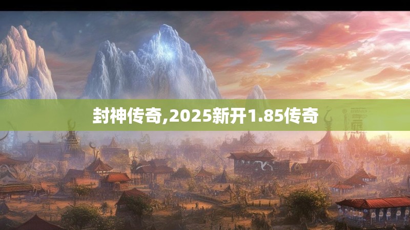封神传奇,2025新开1.85传奇