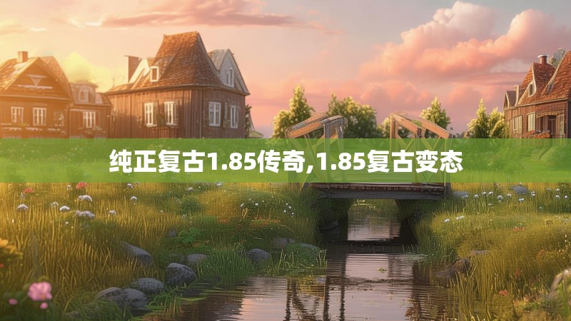 纯正复古1.85传奇,1.85复古变态