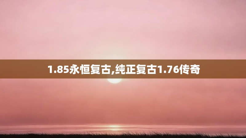 1.85永恒复古,纯正复古1.76传奇
