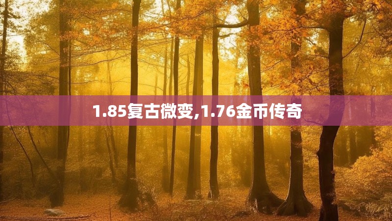 1.85复古微变,1.76金币传奇