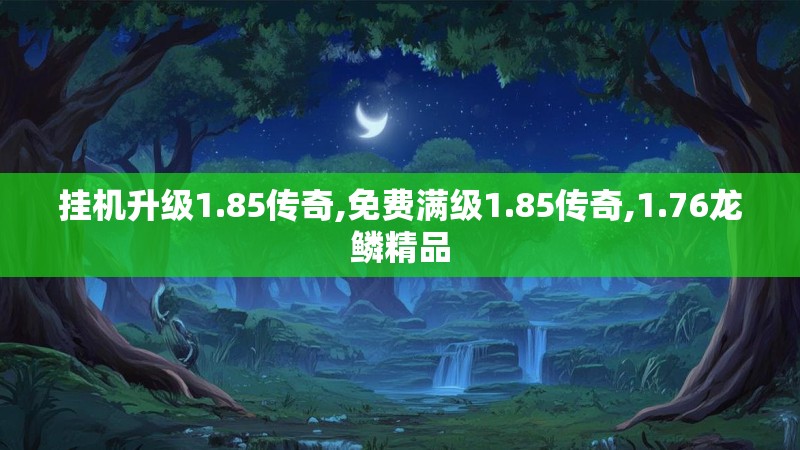 挂机升级1.85传奇,免费满级1.85传奇,1.76龙鳞精品