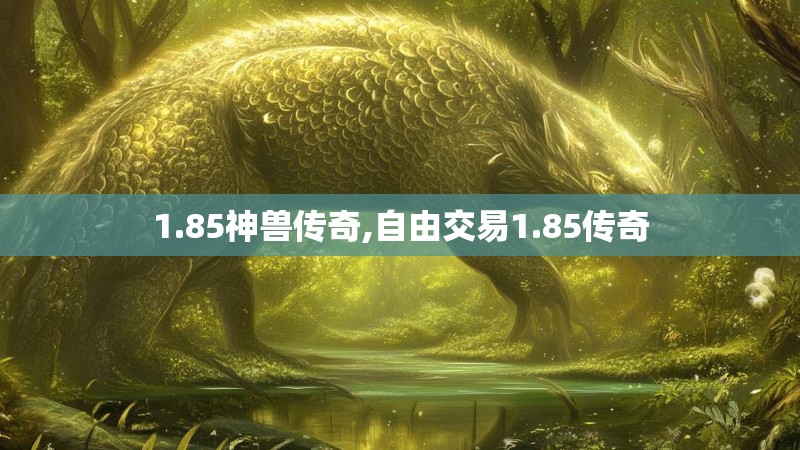 1.85神兽传奇,自由交易1.85传奇