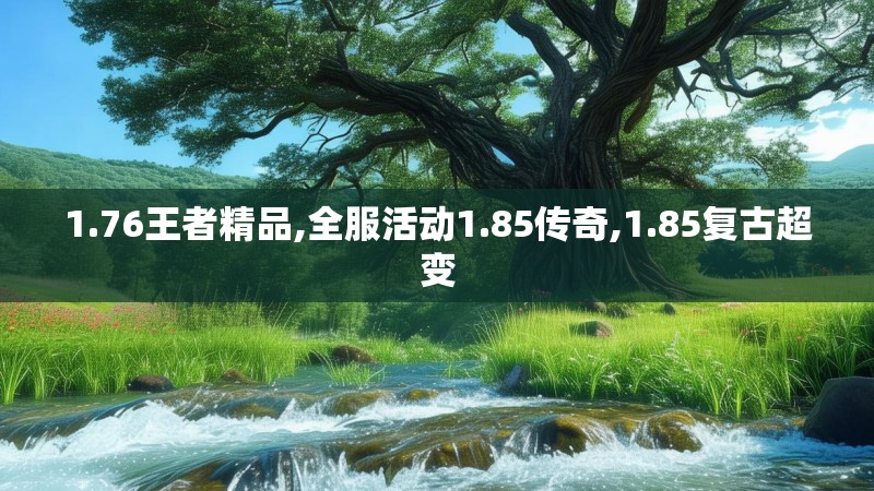 1.76王者精品,全服活动1.85传奇,1.85复古超变