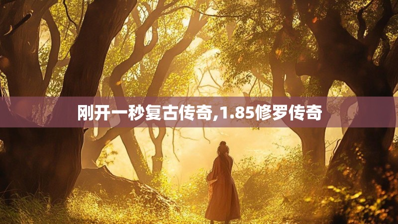 刚开一秒复古传奇,1.85修罗传奇