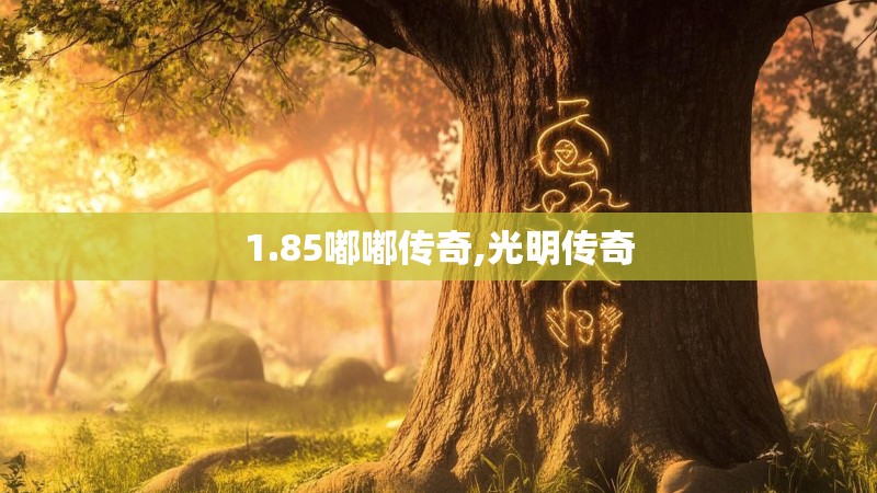 1.85嘟嘟传奇,光明传奇