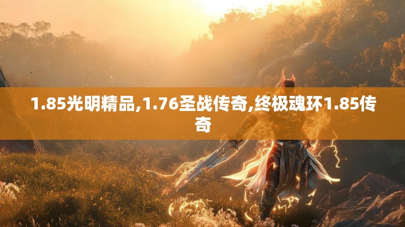 1.85光明精品,1.76圣战传奇,终极魂环1.85传奇