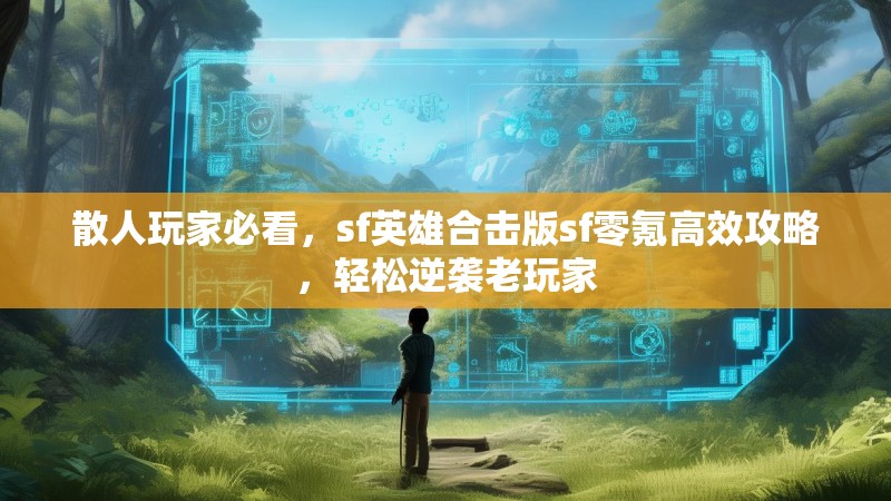 散人玩家必看，sf英雄合击版sf零氪高效攻略，轻松逆袭老玩家