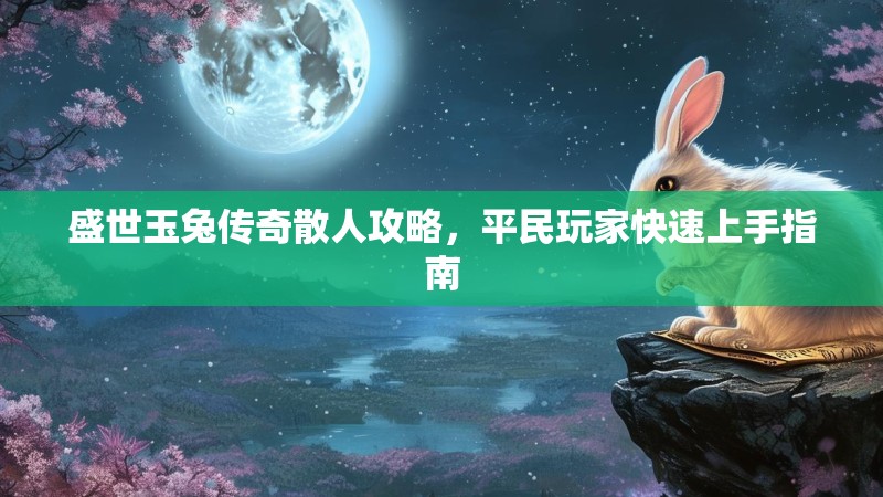 盛世玉兔传奇散人攻略,平民玩家快速上手指南 盛世玉兔传奇散人攻略,平民玩家快速上手指南