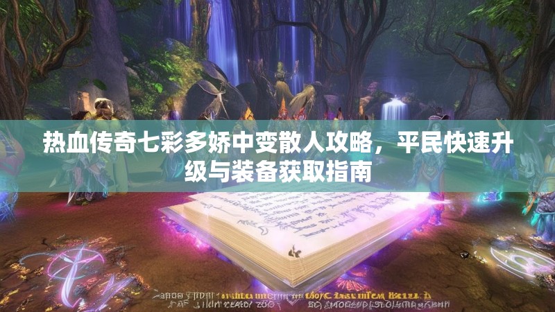 热血传奇七彩多娇中变散人攻略，平民快速升级与装备获取指南