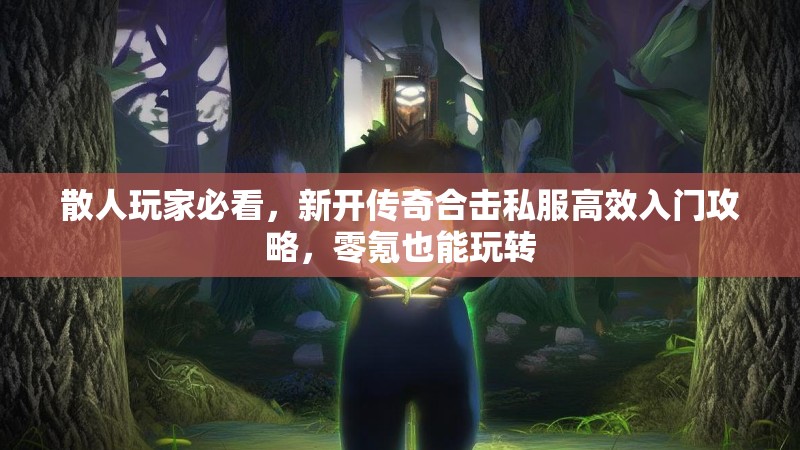 散人玩家必看，新开传奇合击私服高效入门攻略，零氪也能玩转