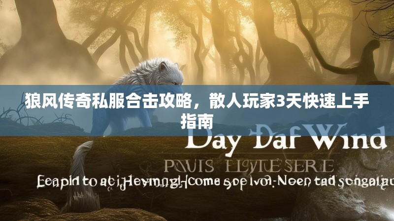 狼风传奇私服合击攻略，散人玩家3天快速上手指南