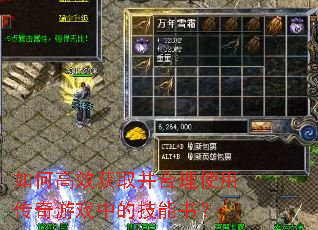 如何高效获取并合理使用传奇游戏中的技能书？