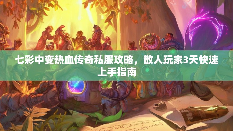 七彩中变热血传奇私服攻略，散人玩家3天快速上手指南