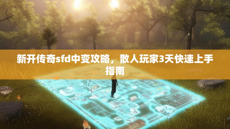 新开传奇sfd中变攻略，散人玩家3天快速上手指南