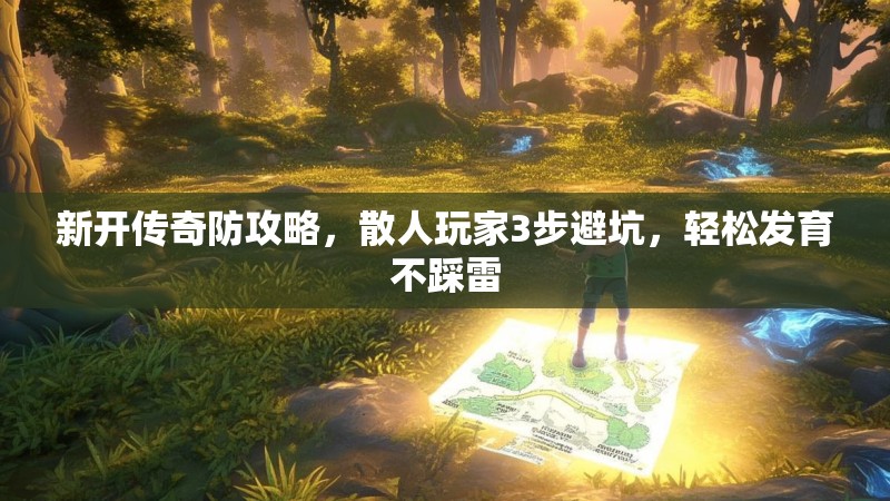新开传奇防攻略，散人玩家3步避坑，轻松发育不踩雷