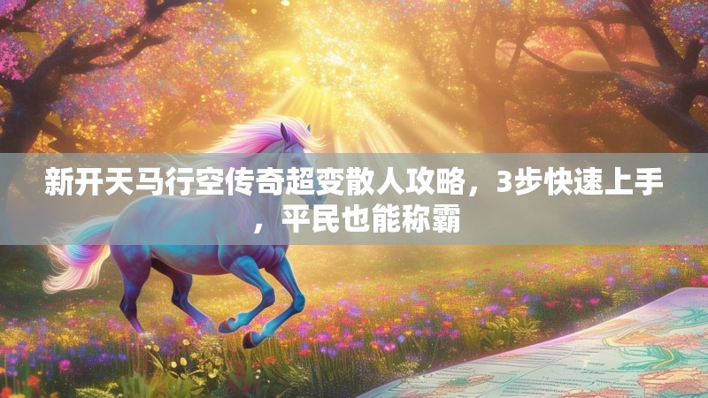 新开天马行空传奇超变散人攻略，3步快速上手，平民也能称霸