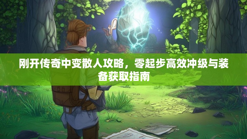 刚开传奇中变散人攻略，零起步高效冲级与装备获取指南