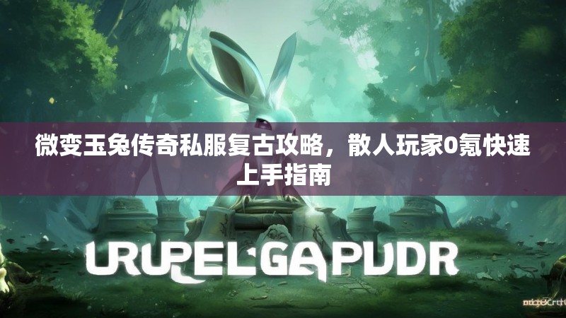 微变玉兔传奇私服复古攻略，散人玩家0氪快速上手指南