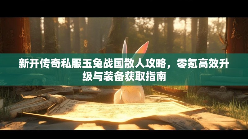 新开传奇私服玉兔战国散人攻略，零氪高效升级与装备获取指南