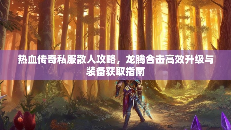 热血传奇私服散人攻略，龙腾合击高效升级与装备获取指南