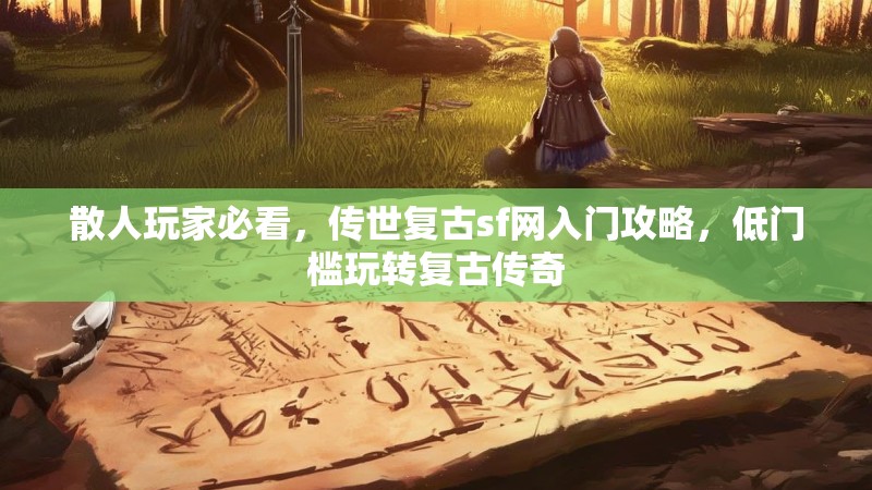 散人玩家必看，传世复古sf网入门攻略，低门槛玩转复古传奇