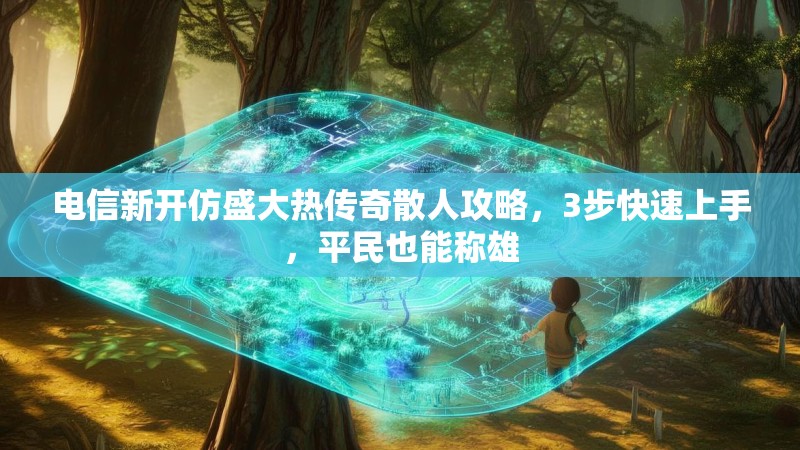 电信新开仿盛大热传奇散人攻略，3步快速上手，平民也能称雄