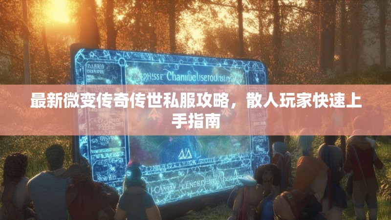 最新微变传奇传世私服攻略，散人玩家快速上手指南