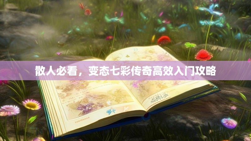 散人必看，变态七彩传奇高效入门攻略