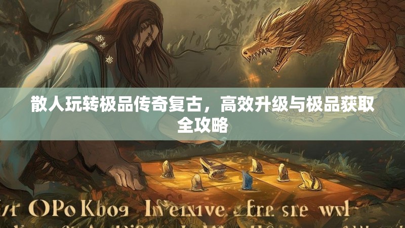 散人玩转极品传奇复古，高效升级与极品获取全攻略