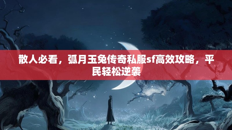 散人必看，弧月玉兔传奇私服sf高效攻略，平民轻松逆袭