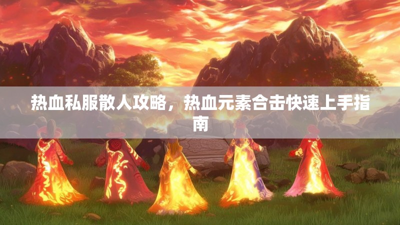 热血私服散人攻略，热血元素合击快速上手指南