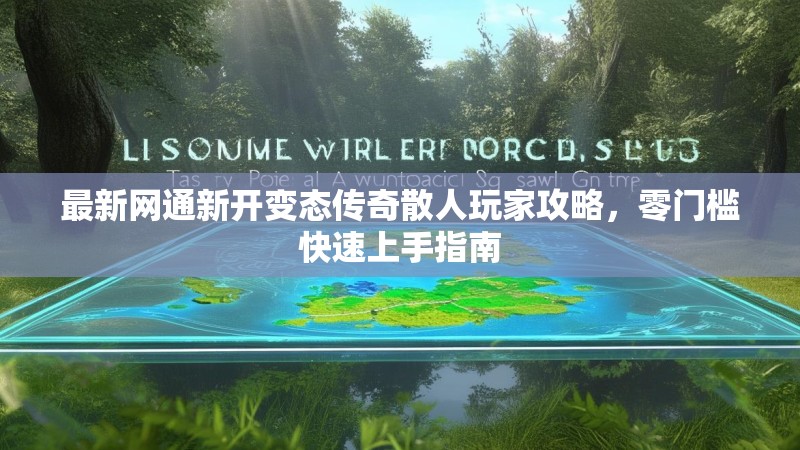 最新网通新开变态传奇散人玩家攻略，零门槛快速上手指南