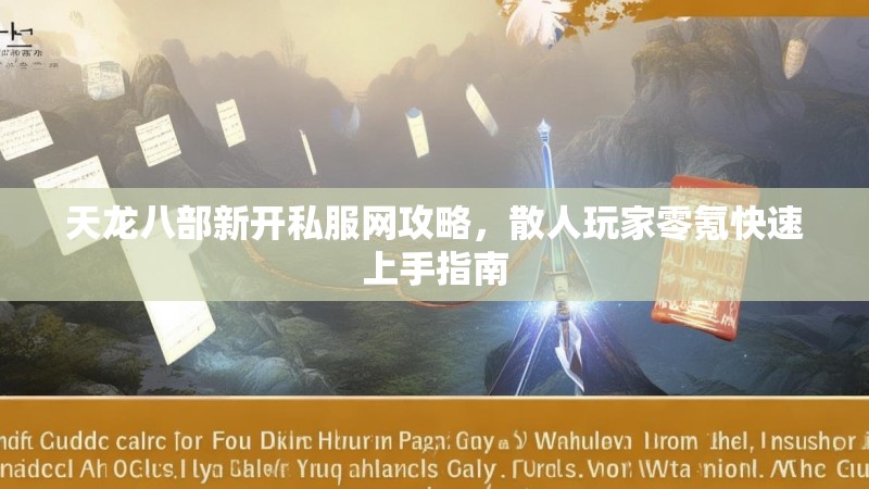 天龙八部新开私服网攻略，散人玩家零氪快速上手指南