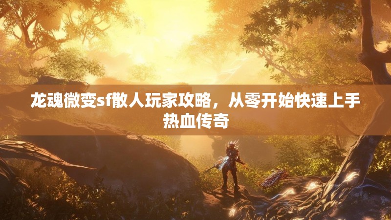 龙魂微变sf散人玩家攻略，从零开始快速上手热血传奇