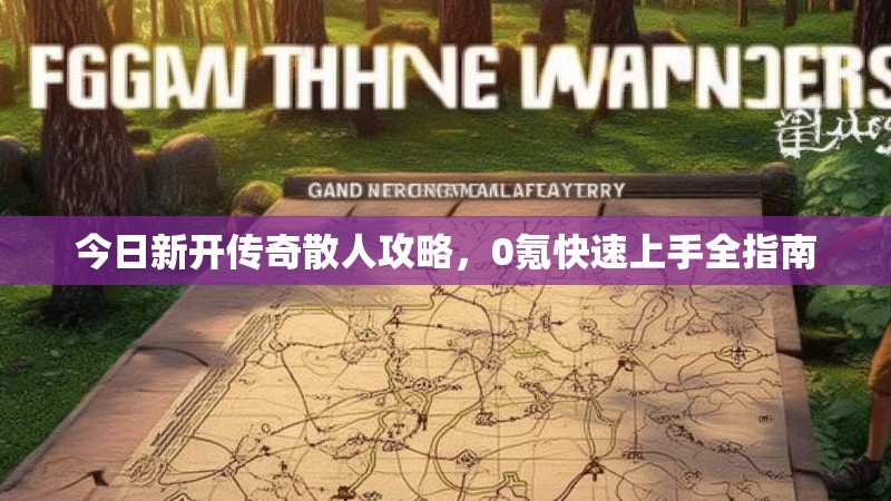 今日新开传奇散人攻略，0氪快速上手全指南