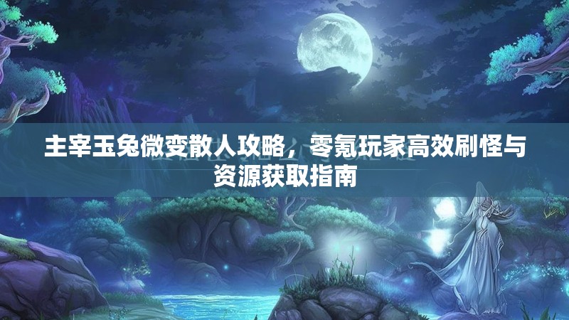 主宰玉兔微变散人攻略，零氪玩家高效刷怪与资源获取指南