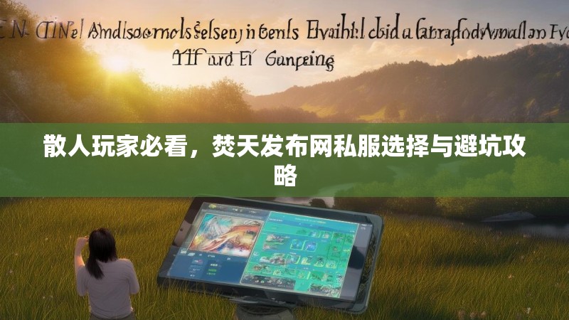 散人玩家必看，焚天发布网私服选择与避坑攻略