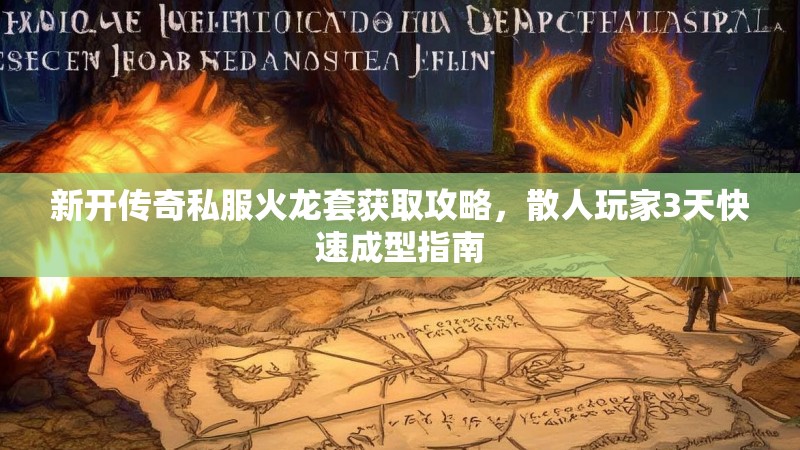 新开传奇私服火龙套获取攻略，散人玩家3天快速成型指南