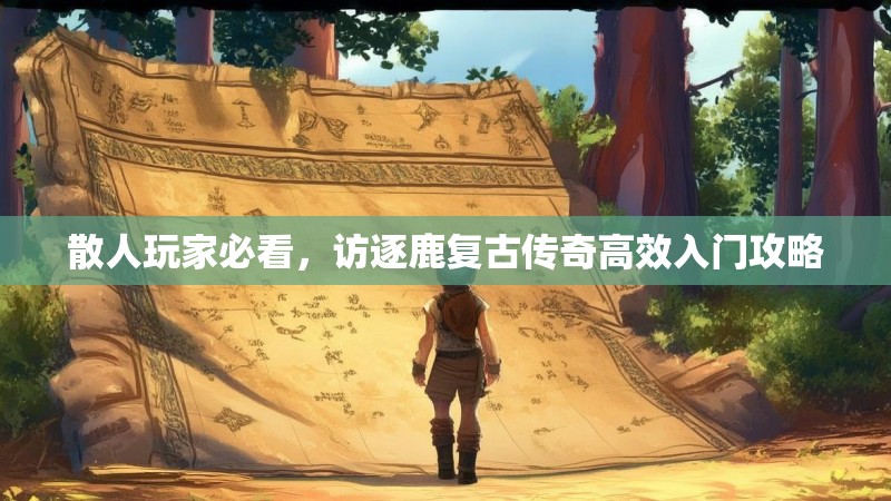 散人玩家必看，访逐鹿复古传奇高效入门攻略