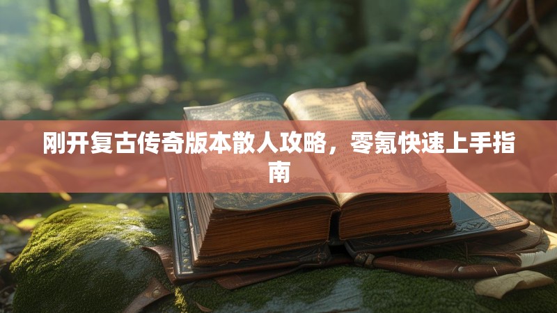 刚开复古传奇版本散人攻略，零氪快速上手指南