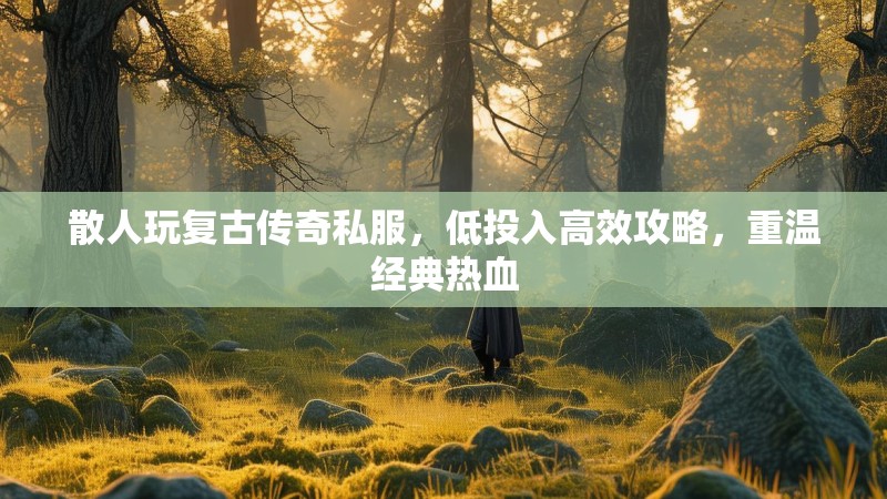 散人玩复古传奇私服，低投入高效攻略，重温经典热血