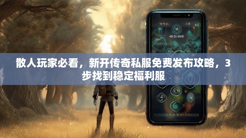 散人玩家必看，新开传奇私服免费发布攻略，3步找到稳定福利服