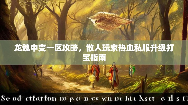 龙魂中变一区攻略，散人玩家热血私服升级打宝指南