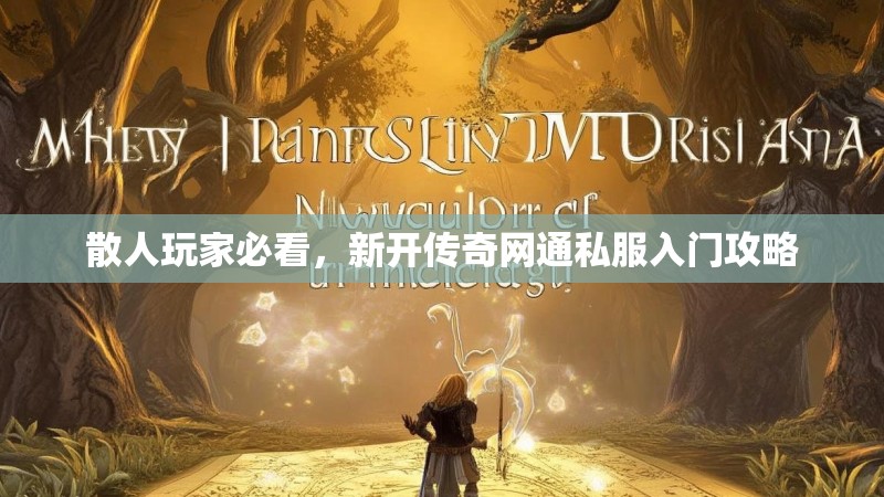 散人玩家必看，新开传奇网通私服入门攻略