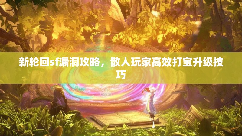新轮回sf漏洞攻略，散人玩家高效打宝升级技巧