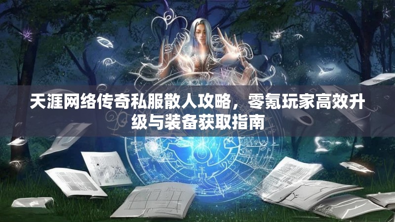 天涯网络传奇私服散人攻略，零氪玩家高效升级与装备获取指南