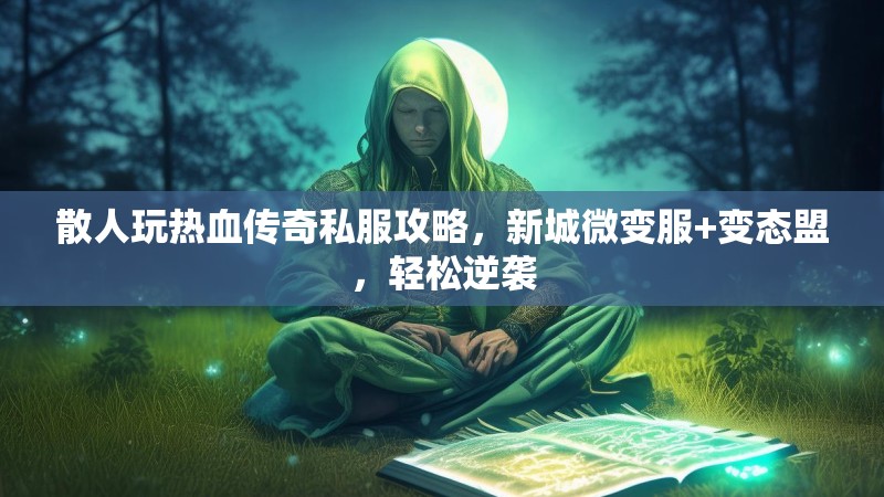 散人玩热血传奇私服攻略，新城微变服+变态盟，轻松逆袭